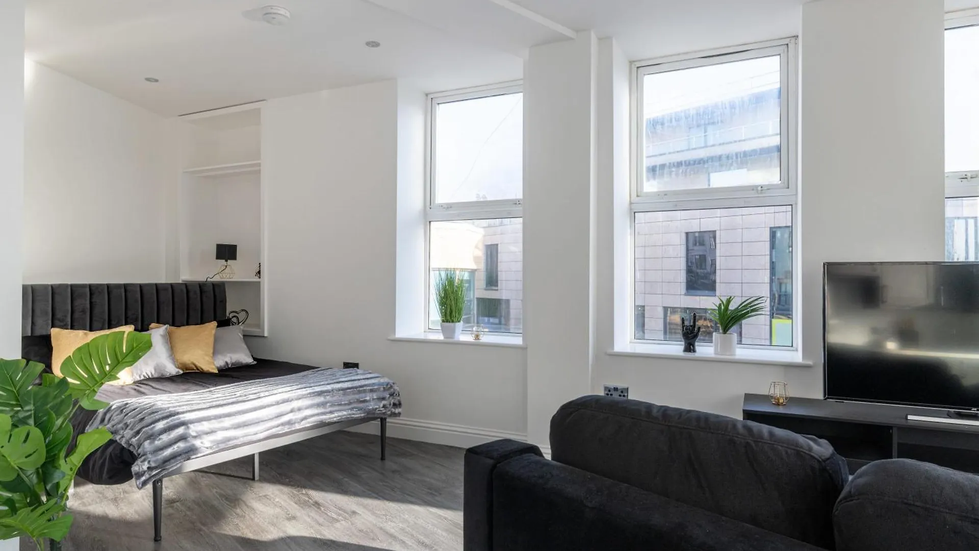 Stylish Central Studio Apartment Modern Luxury 브라이턴